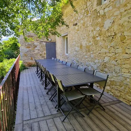 Feriehus Maison Campagne Avec Piscine Privee 8-10 Personnes Banon